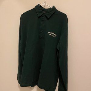 Abercrombie & Fitch - green rugby - M